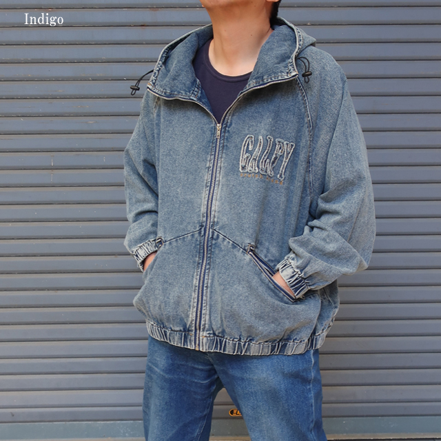 ガルフィー デニム パーカー メンズ ジャケット ぐるグニャデニム