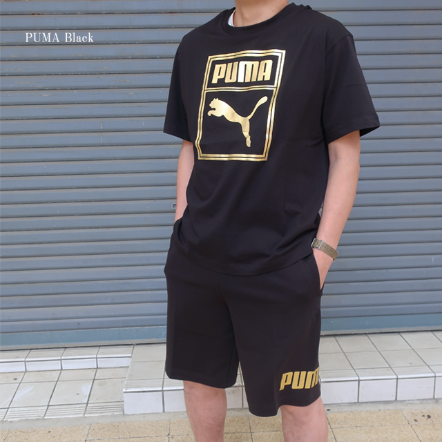 PUMA シャツとショーツのセット L PUMA スポーツウェアセット シャツとショーツ L