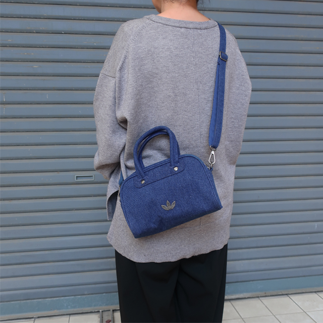 アディダス オリジナルス ミニ ボウリング バッグ デニム アディカラー