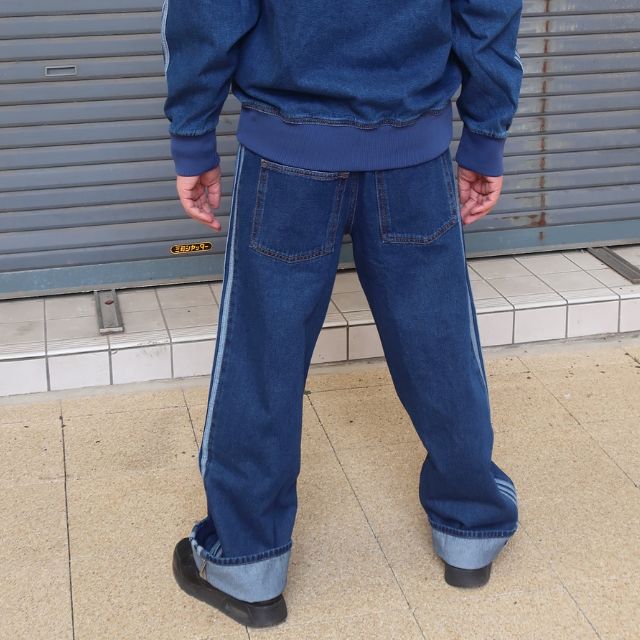  ファイヤーバード ADICOLOR ワイドデニムパンツ30新品 adidas Originals アディダス オリジナルス デニムパンツ メンズ