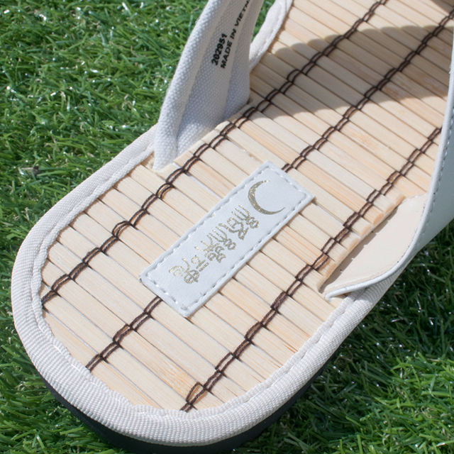 絡繰魂 カラクリダマシイ メンズ 和柄 金襴 竹 サンダル 202951