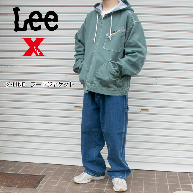 lee リー ジャケット メンズ 裏メッシュ X-LINE エックスライン フード