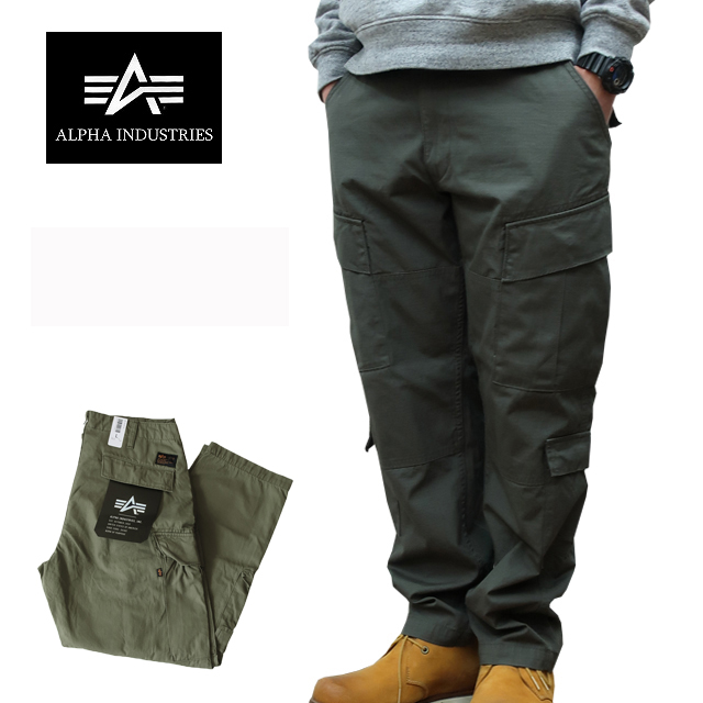 ALPHA INDUSTRIES カーゴ、コンバット、ミリタリーパンツ Mサイズ Alpha Industries アルファインダストリーズ ALPHA カーゴパンツ