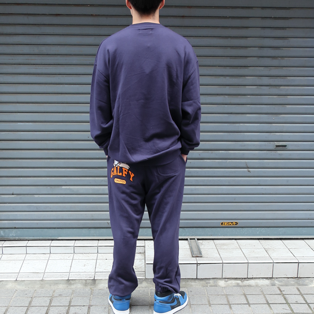 GALFY セール ガルフィー セットアップ メンズ 直球系クルー