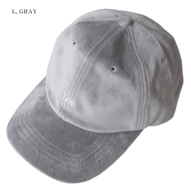 Lee（リー） セール ロゴ キャップ ベロア ローキャップ ユニセックス