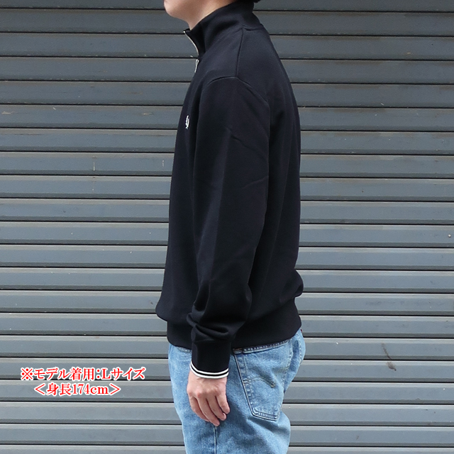 FRED PERRY フレッドペリー ハーフジップ スウェットシャツ