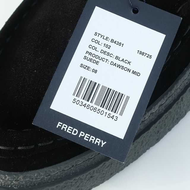 FRED PERRY セール フレッドペリー スエード ドーソンブーツ