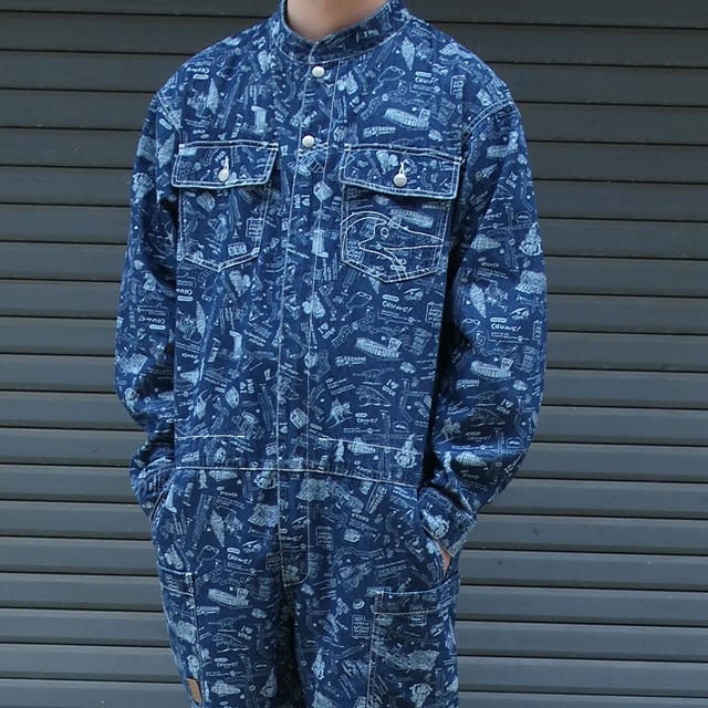 チャムス CHUMS デニム ツナギ キャンパースーツ XS imgrc0094985115.jpg