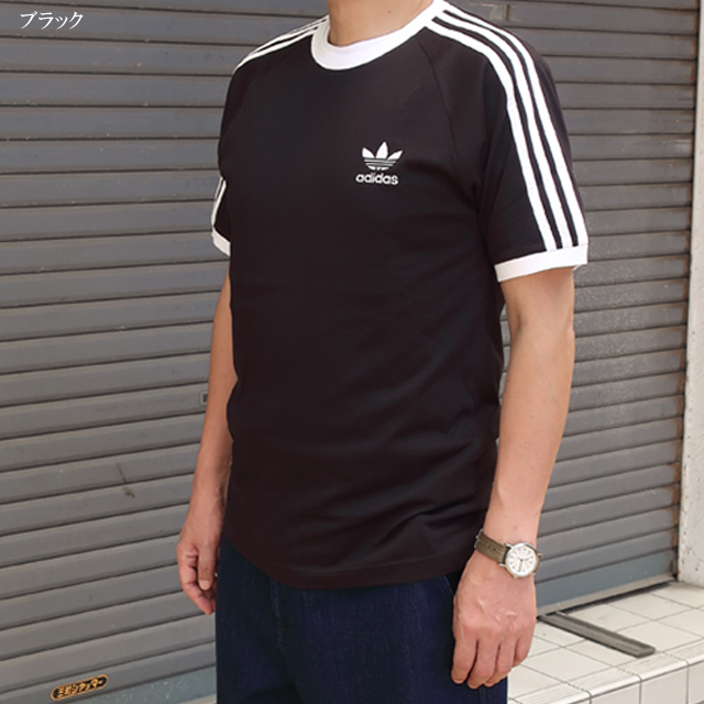 にゃんにゃんねこ様 adidas 3本ラインポロシャツ L ブラック/ホワイト adidas Originals ○ネコポス1点まで発送対応 アディダス