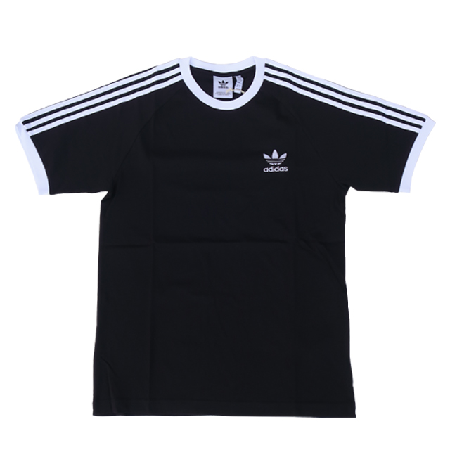にゃんにゃんねこ様 adidas 3本ラインポロシャツ L ブラック/ホワイト adidas Originals ○ネコポス1点まで発送対応 アディダス
