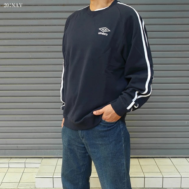umbro（アンブロ） セール スウェット クルートレーナー メンズ 裏毛