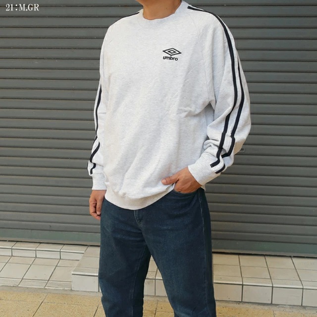 umbro（アンブロ） セール スウェット クルートレーナー メンズ 裏毛