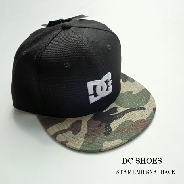 dc shoes ディーシーシューズ スナップバック キャップ 帽子 ブラック