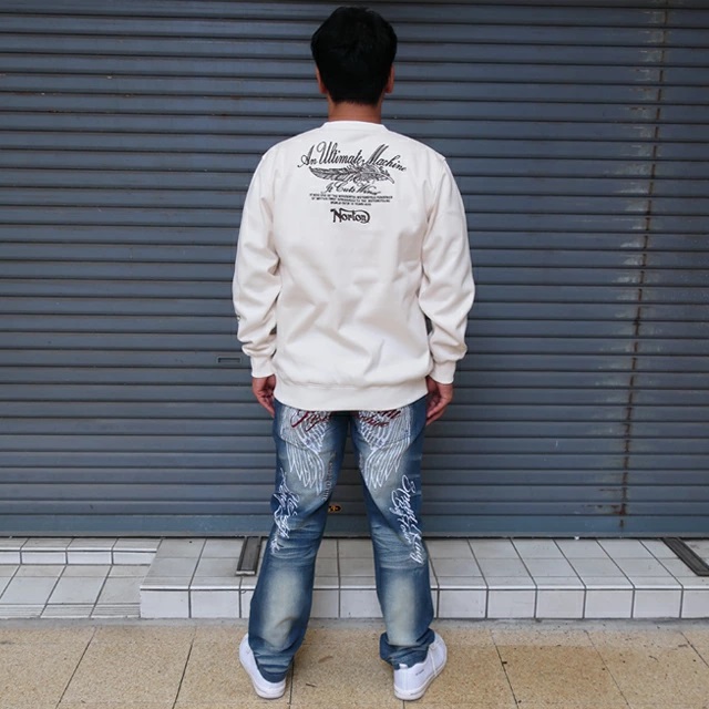 ノートン（NORTON） トレーナー メンズ 裏ボア モイスト スウェード