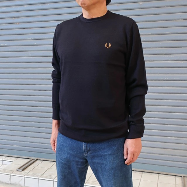 FRED PERRY K9601 ネイビー ニット L imgrc0098177147.jpg