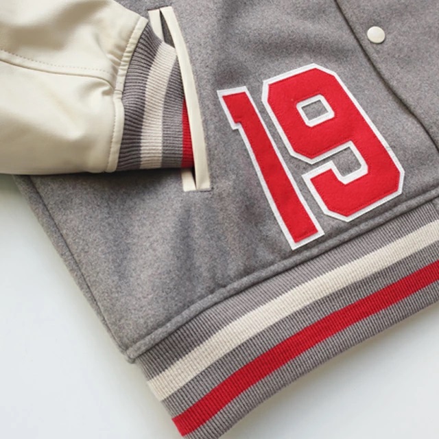Champion チャンピオン ジャケット ヴァーシティ グレー