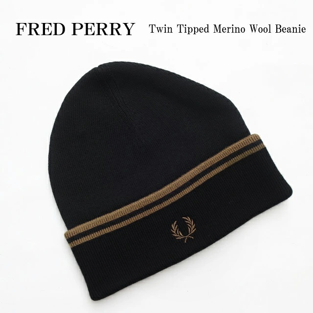 FRED PERRY（フレッドペリー） セール ニットキャップ ツインティップ