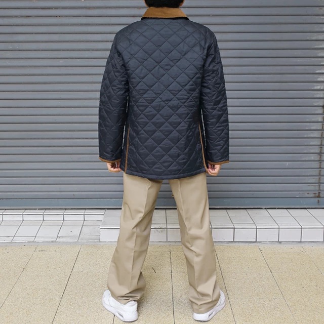 美品　Barbour ヘリングキルティングブルゾン　ファーライナー付 Barbour（バブアー） コート ジャケット 「別注」「BARBOUR/バブアー