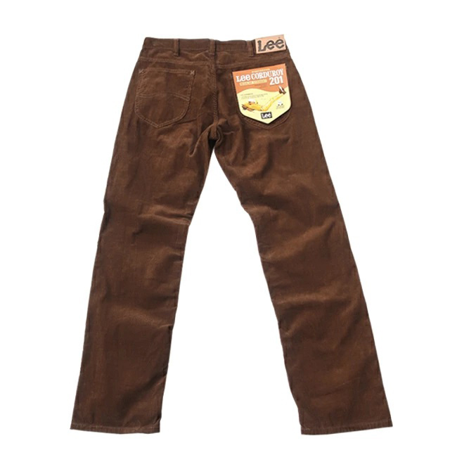 Lee リー 日本製 パンツ コーデュロイ ワイド ストレート 黒 S 古着 80s USA製 Lee 200-2801 墨黒 ブラック コーデュロイ