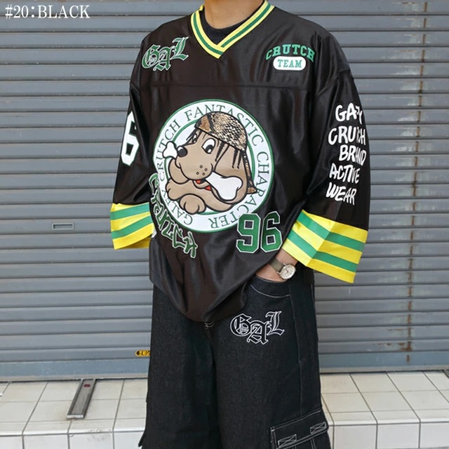 【極美品】MLVINCE メルヴィンス フットボールシャツ ホッケーシャツ XL MLVINCE®︎ / s/s football shirt - OTHELLO KUMAMOTO