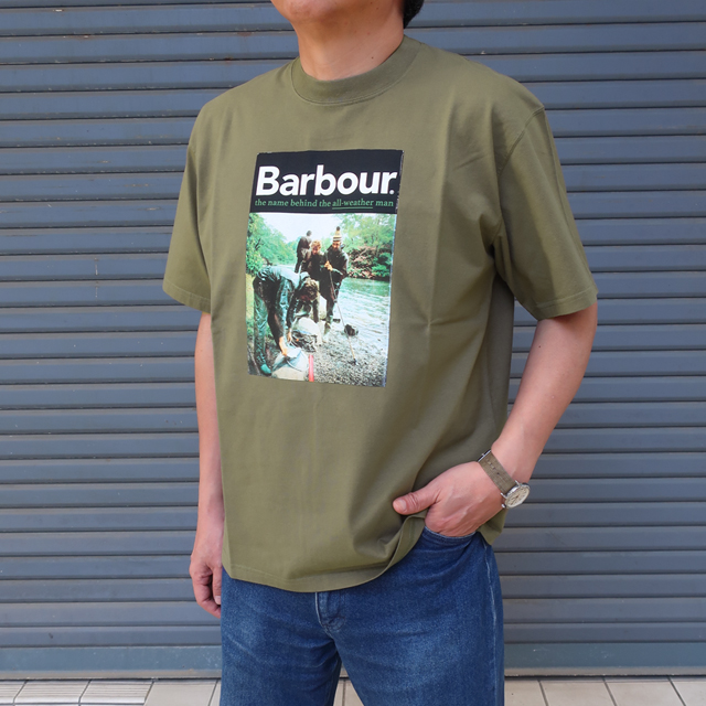 Barbour（バブアー） tシャツ メンズ オールウェザー グラフィック T