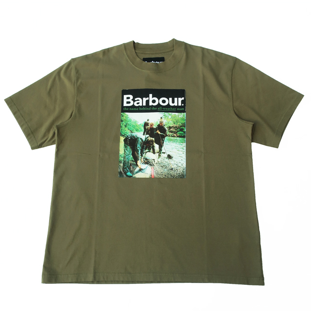 Barbour（バブアー） tシャツ メンズ オールウェザー グラフィック T
