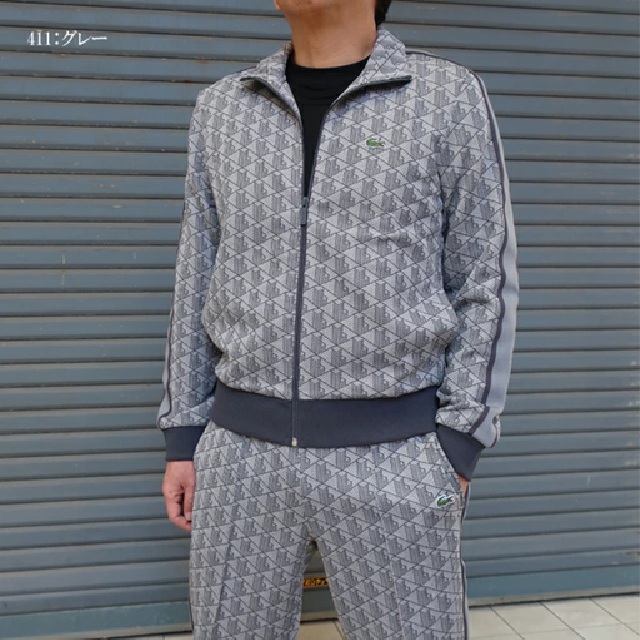 LACOSTE（ラコステ） 上下セットアップ メンズ モノグラムジャガード