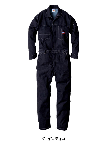 【レア品】【新品】Dickies ディッキーズ　つなぎ　作業服 Dickies（ディッキーズ） 作業服 長袖つなぎ 男女兼用 コーコス信岡 D