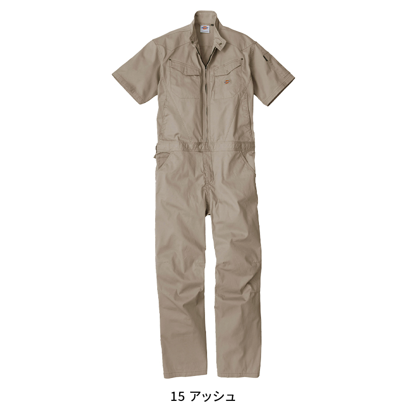 バランスウェアデザインANAHEIM AREYツナギ　XL　ベージュbal Dickies（ディッキーズ） 【2025春夏新作】 ストレッチヘリンボーン