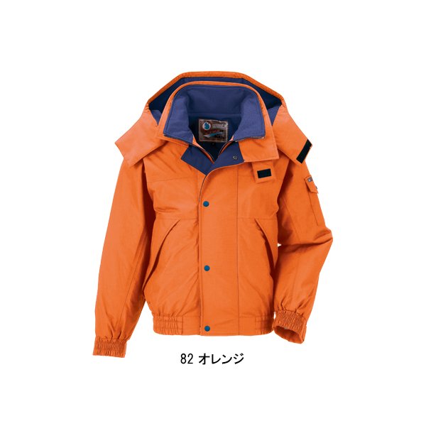 XEBEC オレンジ 防寒防水高視認性　　5L上下セット 223-531_c3.jpg