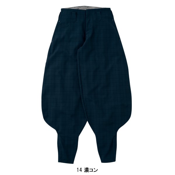 寅壱 超超ロング八分 鳶服 チェック柄 7560-418 TORAICHI 作業服 作業