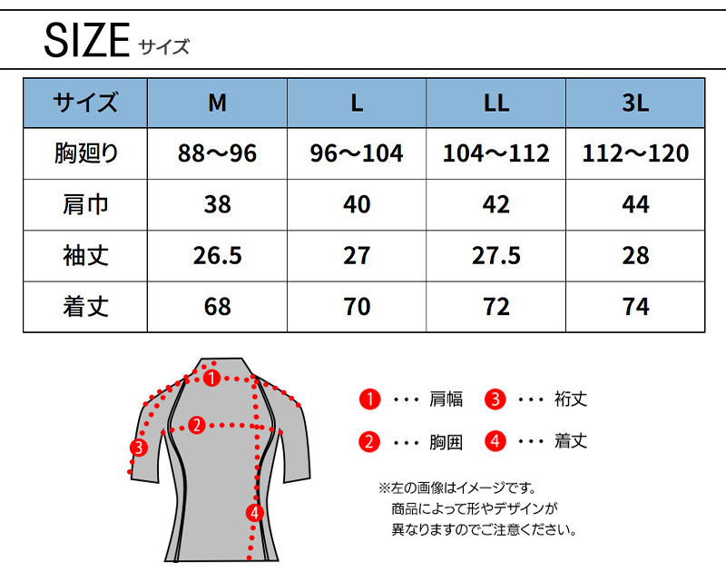 サイズ表
