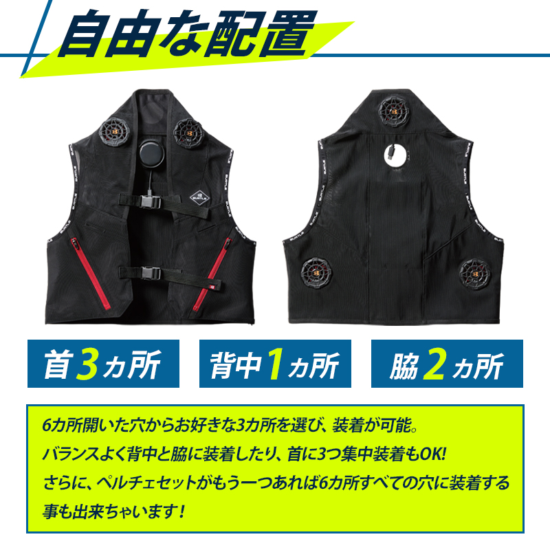 BURTLE（バートル） ペルチェベスト セット(ベスト&ペルチェデバイス