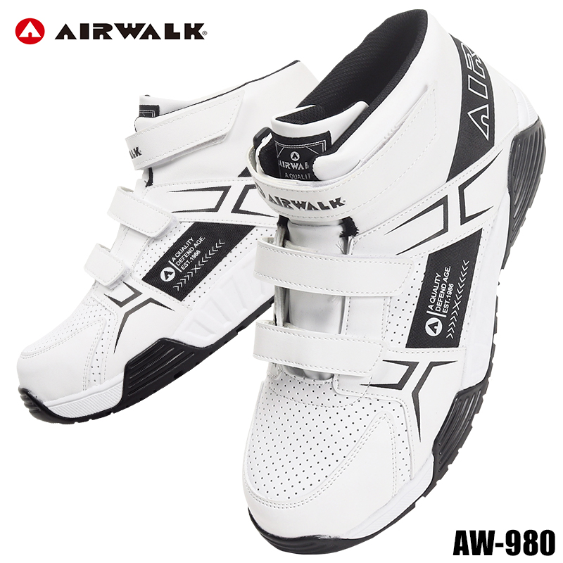 AIRWALK 安全靴 ユニワールド 安全スニーカー AW-980 : 作業服 AIRWALK 安全靴 ユニワールド 安全スニーカー AW-980 : 作業服