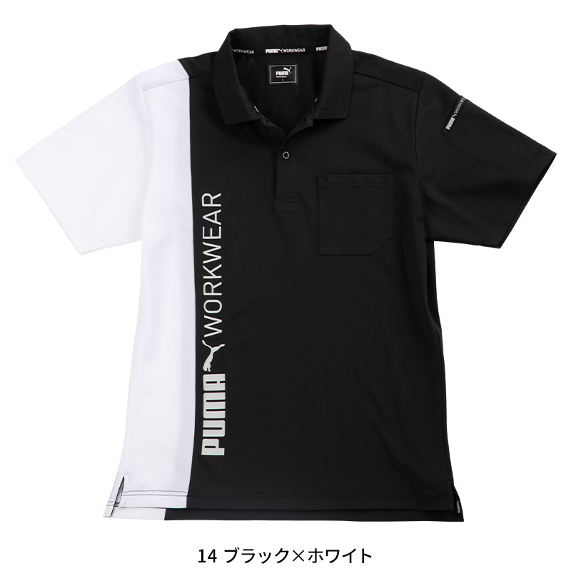 新品 Black&White ポロシャツL ブラック＆ホワイト