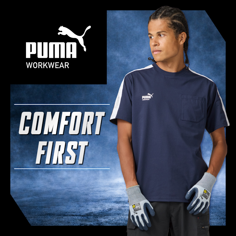 PUMA WORKWEAR プーマ 作業服 作業着 半袖Tシャツ PW-3063N プーマ