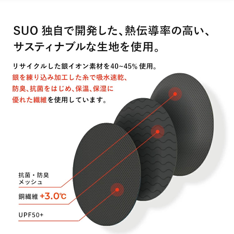 SUO公式 Warmth Vest 電熱ベスト 加熱ベスト ヒーターベスト 3段階調温 速暖 繊維ヒーター 暖かい 防寒対策 カイロ ジャケット |  | 04