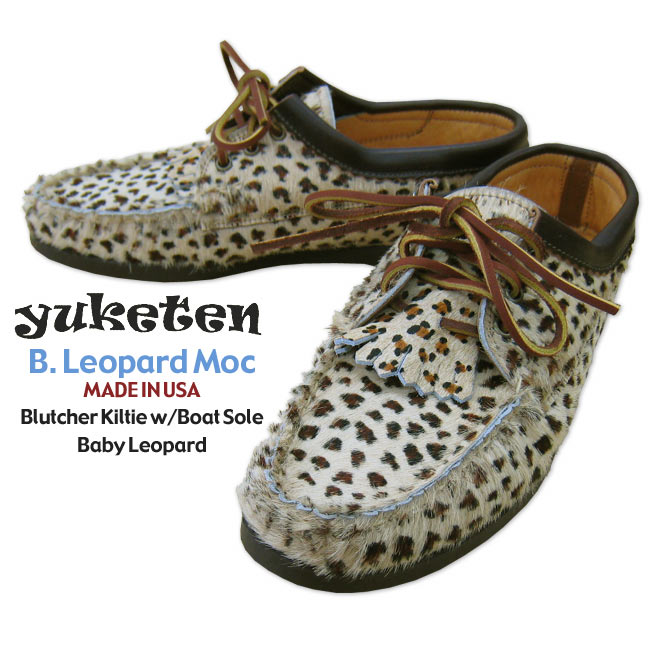 YUKETEN ユケテン Blutcher w/Kiltie Boat Sole 