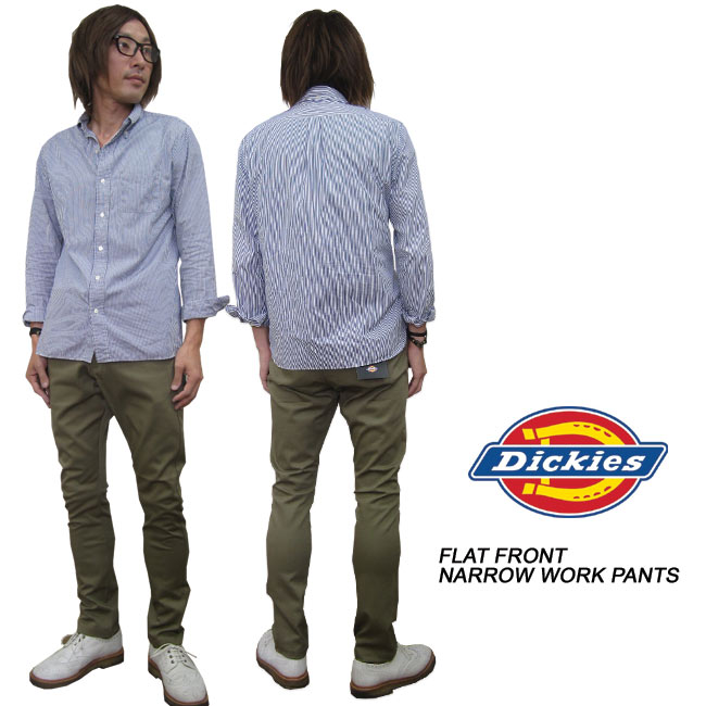 Dickies パンツ メンズ/Dickies ディッキーズ フラットフロント