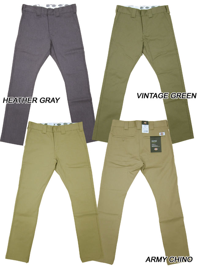 Dickies (ディッキーズ) FLAT FRONT WORK PANTS TS ストレッチ