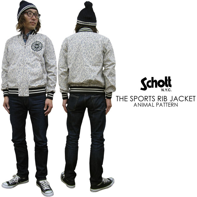 Schott N.Y.C（ショット） ジャケット メンズ /SCHOTT スポーツ リブ