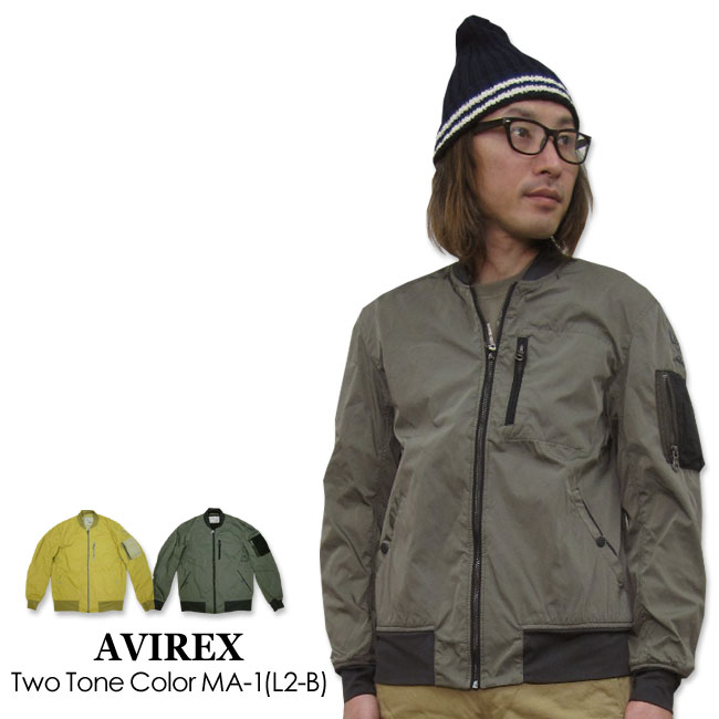 AVIREX アヴィレックス TWOTONE JACKET MA-1 AVIREX（アヴィレックス） ジャケット メンズ /AVIREX ツートーンMA-1