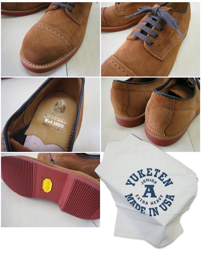 YUKETEN ユケテン Big Kiltie Cap Toe Shoe ビッグキルティー キャップ