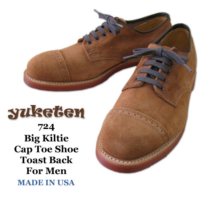 YUKETEN ユケテン Big Kiltie Cap Toe Shoe ビッグキルティー キャップ