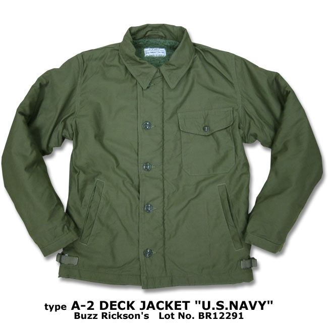 ジャケット メンズ/バズリクソンズ A-2 デッキ ジャケット "U.S.NAVY" :BR12291:SUPER RAG - 通販