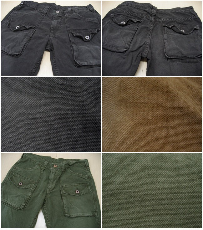 depsea japan by FOB factoryダック地テーパードパンツ