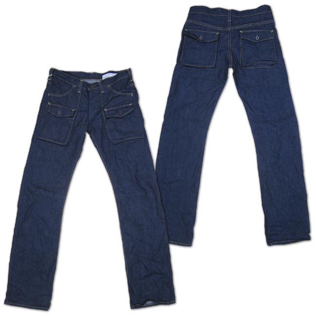 【在庫僅少】 DENIM FACTORY FOB OFFICER PANTSエフオービー BUSH パンツ
