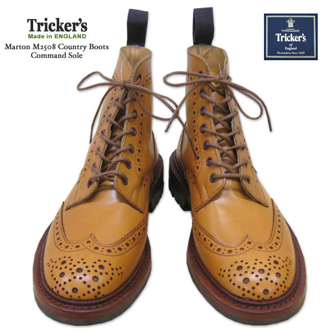 Tricker`s トリッカーズ Malton M2508 Country Boots Command-sole