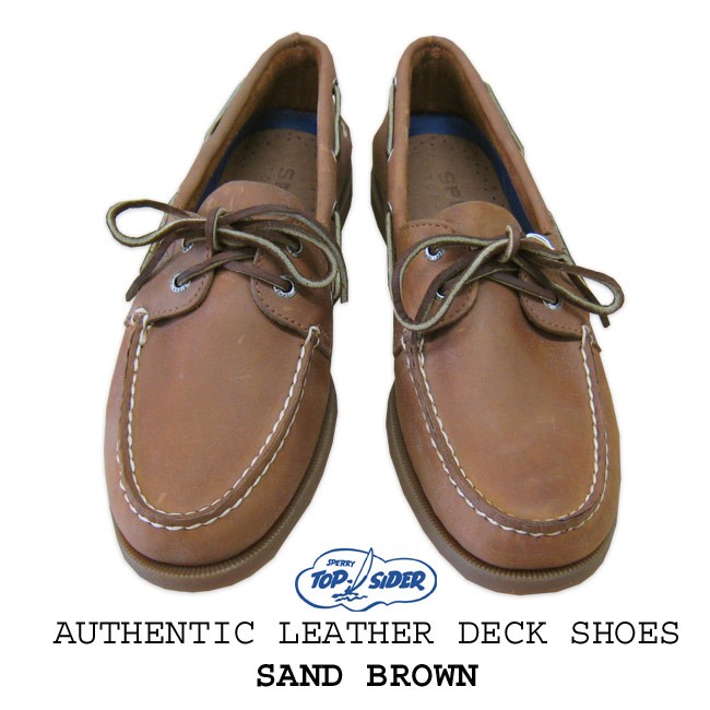 TOP SIDER トップサイダー AUTHENTIC LEATHER DECK SHOES