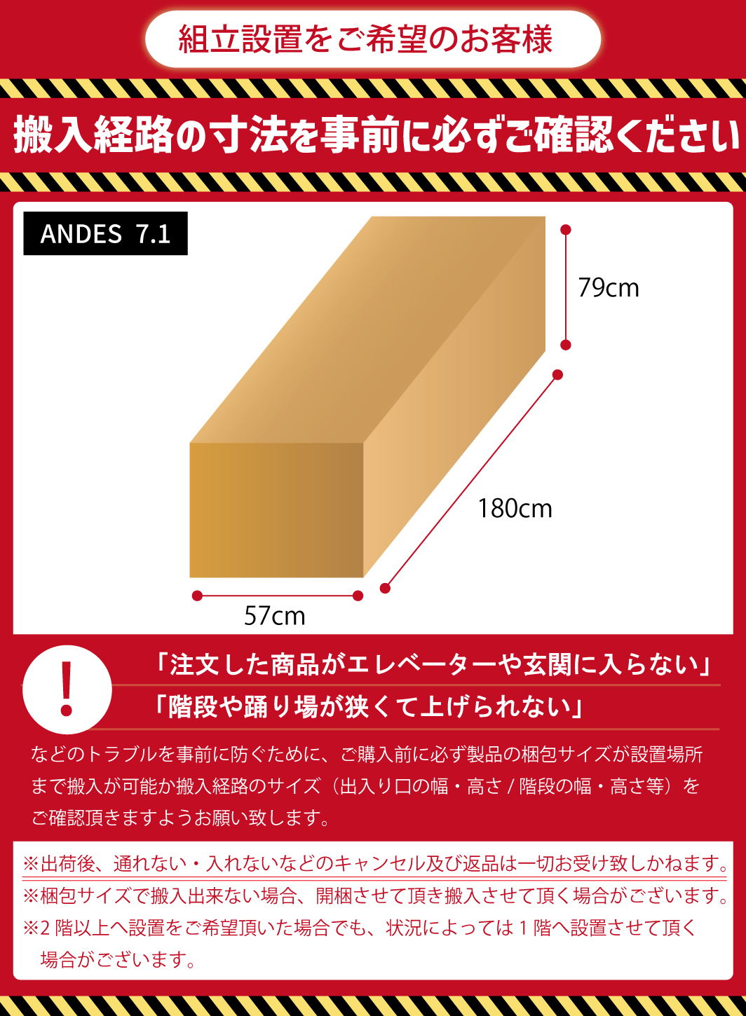 搬入について